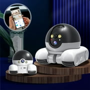Czzoypi 2k Camera Robot,Wireless Robot Camera with Dual HD 360° Rotating Lens,Remote App Control, Indoor Smart Home Security, Night Vision,Watching Pets/Baby, Accompanying the Elderly